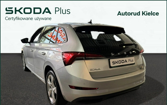 Skoda Scala cena 56900 przebieg: 148343, rok produkcji 2019 z Pabianice małe 154